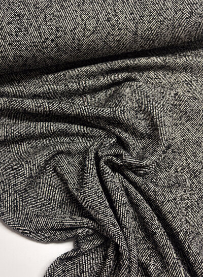 herringbone prachtige katoen jacquard