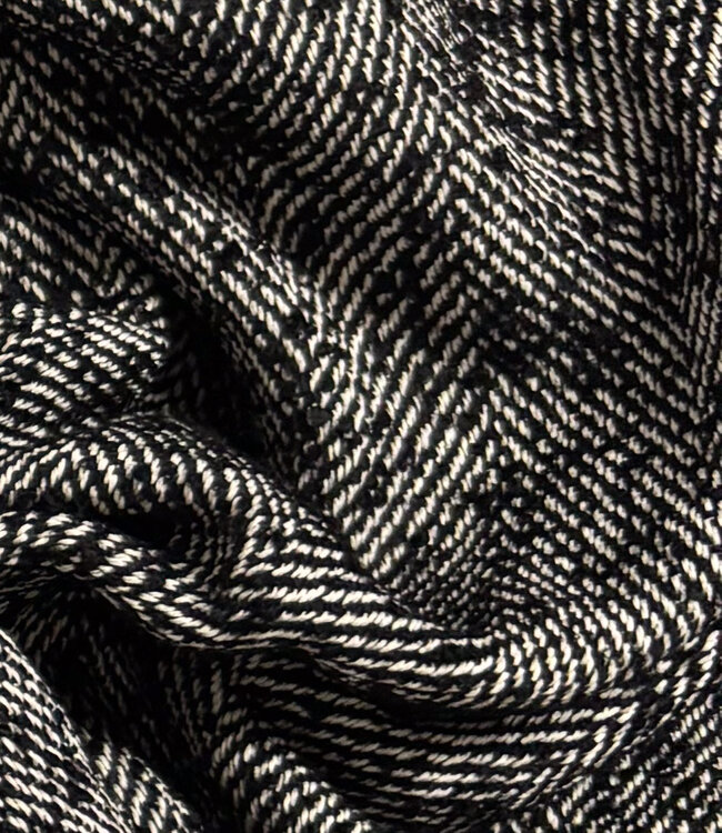 herringbone prachtige katoen jacquard