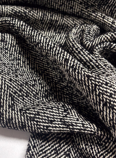 herringbone prachtige katoen jacquard