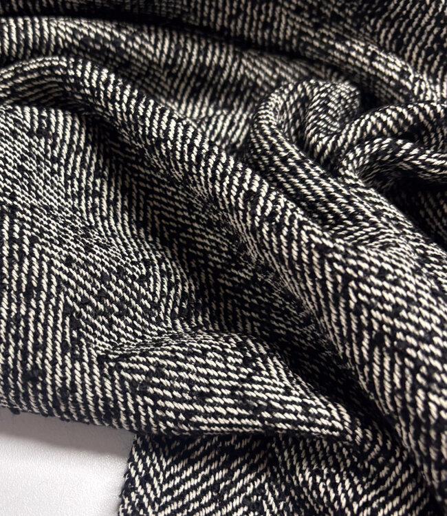 herringbone prachtige katoen jacquard