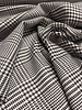 dark brown houndstooth - beautiful woven trouser fabric