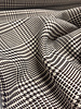 dark brown houndstooth - beautiful woven trouser fabric
