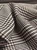 dark brown houndstooth - beautiful woven trouser fabric