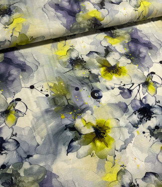 organic watercolor mauve - viscose jersey