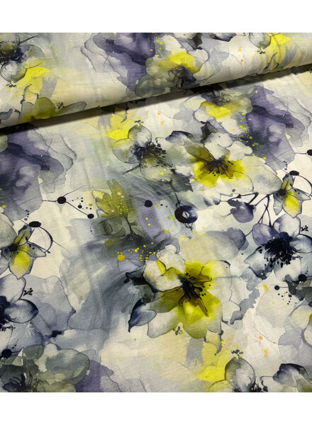 organic watercolor mauve - viscose jersey