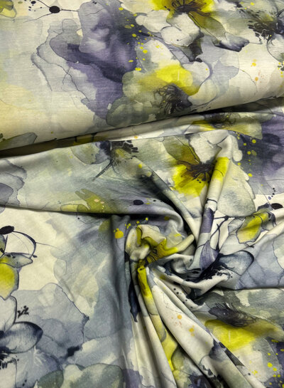 biologisch aquarel mauve - viscose jersey