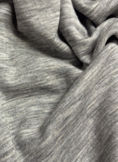 merino 100% light gray melange - beautifully knitted