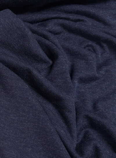 merino 100% marineblauw - prachtig gebreid