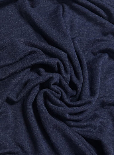 merino 100% navy blue - beautifully knitted