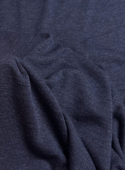 merino 100% marineblauw - prachtig gebreid