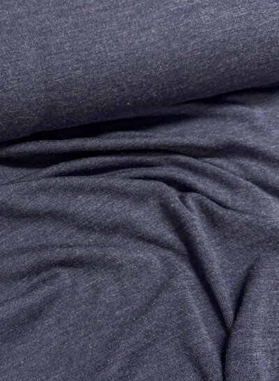 merino 100% muted navy blue - beautifully knitted