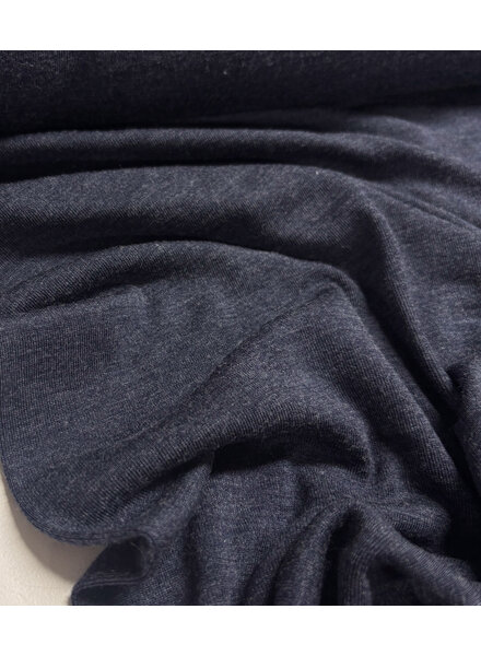 merino 100% muted navy blue - beautifully knitted