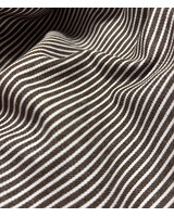 donkerbruin fijne streepjes - denim jeans