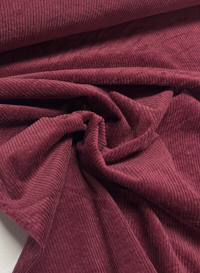 bordeaux - soft corduroy - light stretch