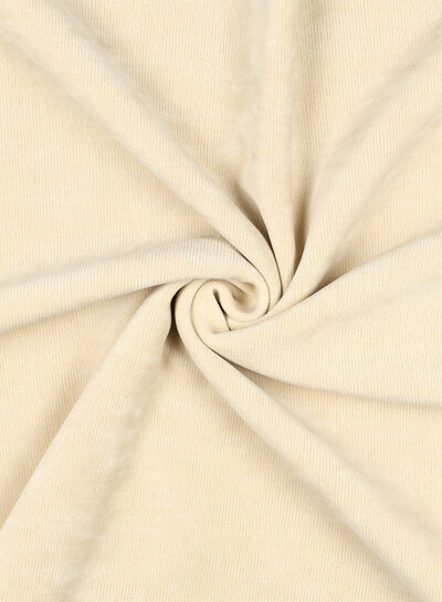 ecru - velours fleece - double face