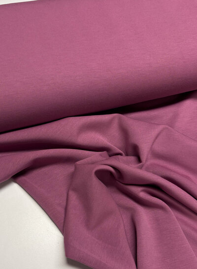 Oud roze - scuba modal touch