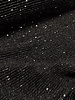 deadstock black - ribbed fabric with sequins