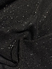 deadstock black - ribbed fabric with sequins