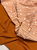 cognac - soft heavy viscose jersey - interlock knit