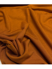 cognac - soft heavy viscose jersey - interlock knit