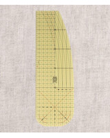 strijklineaal afgerond en recht - 10 x 30 cm