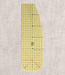 strijklineaal afgerond en recht - 10 x 30 cm