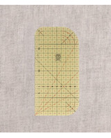 strijklineaal afgerond en recht - 10 x 20 cm