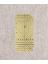 strijklineaal afgerond en recht - 10 x 20 cm