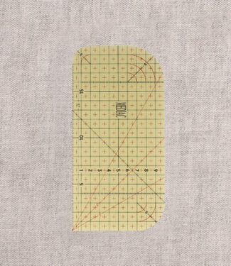 ironing ruler rounded and straight - 10 x 20 cm