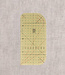 strijklineaal afgerond en recht - 10 x 20 cm