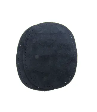 knee elbow patch - suede navy blue
