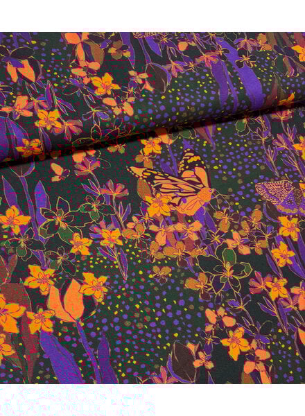Marylene Madou enchanted forest - beautiful viscose crepe
