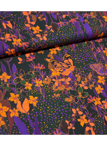 Marylene Madou enchanted forest - prachtige viscose crepe