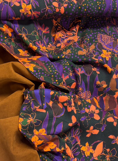 Marylene Madou enchanted forest - prachtige viscose crepe