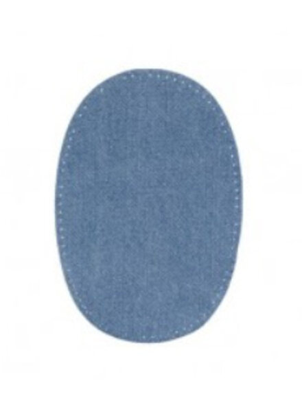 knie elleboog patch - denim - blue jeans