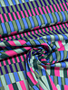 Poppy fabrics abstract stripes - viscose katoen