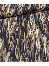 abstracte dierenprint - prachtige viscose rayon met een beetje stretch