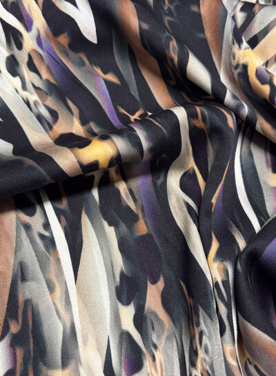 abstract animal print - beautiful viscose rayon with a bit of stretch