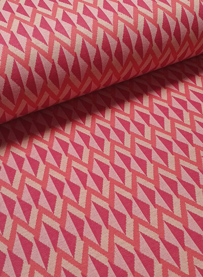 Comme ça roze Geometrische jacquard - punta di roma