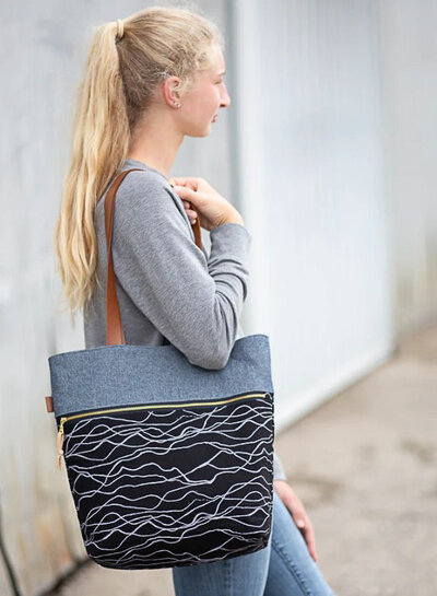 Noodlehead Caravan Tote + pouch - paper pattern