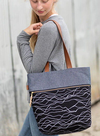 Noodlehead Caravan Tote + pouch - paper pattern