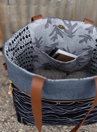 Noodlehead Caravan Tote + pouch - paper pattern