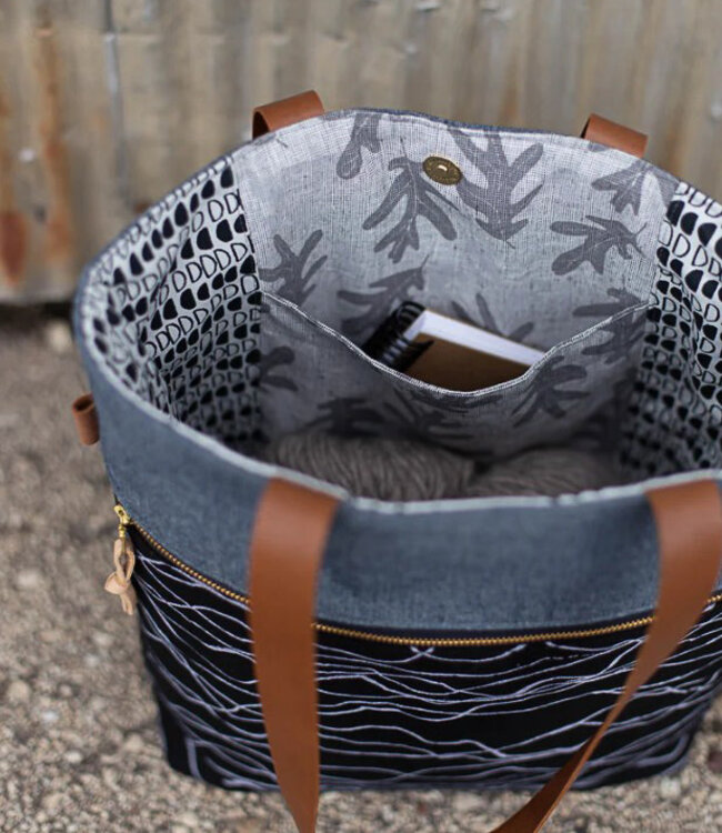 Noodlehead Caravan Tote + pouch - papieren patroon