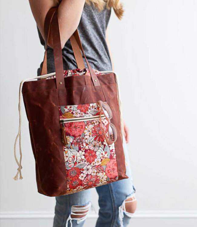 Noodlehead Firefly tote - papieren patroon