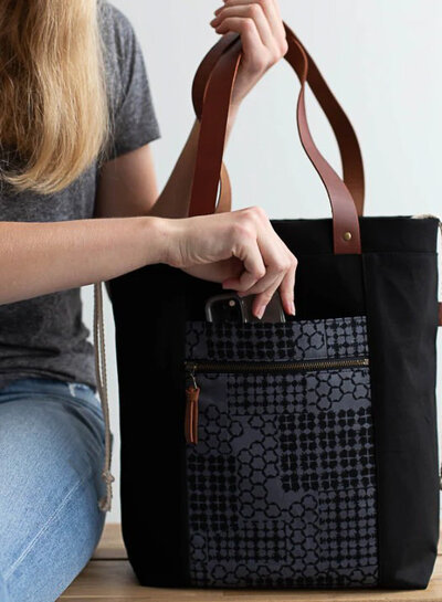 Noodlehead Firefly tote - paper pattern