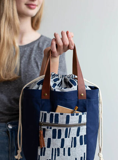 Noodlehead Firefly tote - papieren patroon