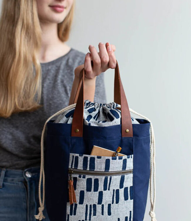 Noodlehead Firefly tote - papieren patroon