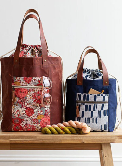 Noodlehead Firefly tote - paper pattern