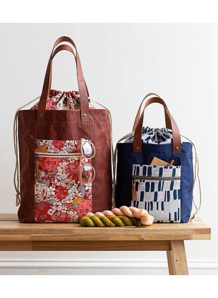 Noodlehead Firefly tote - papieren patroon