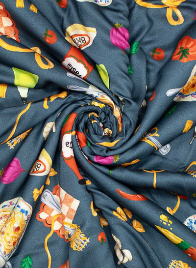 Foodie - gesatineerde viscose